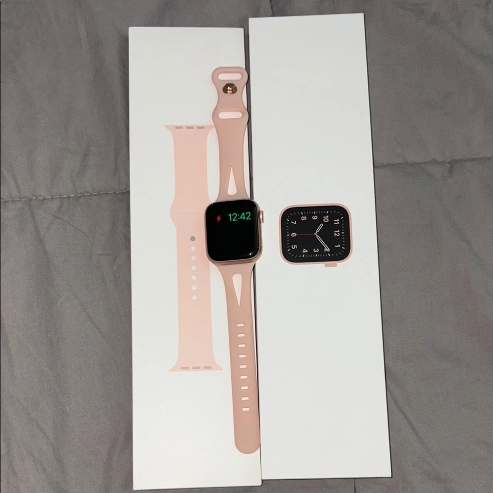 Smartwatch with Pink Band